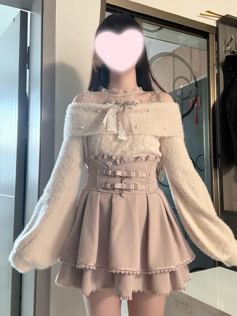 Winter Clothing Line - Suéter japonês estilo lolita, suéter com