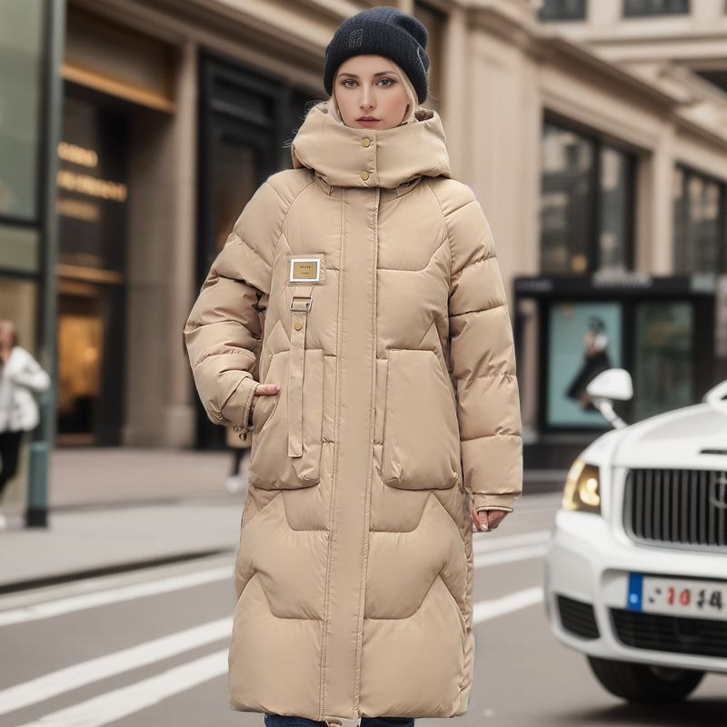 Puffer Jacket Women Down - Jaqueta de baiacu longo feminino, casacos