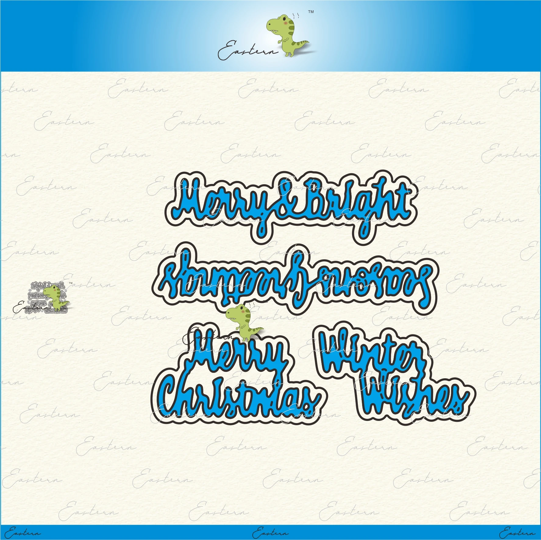 Winter Clothing Words - Inverno palavras morrer conjunto, metal corte