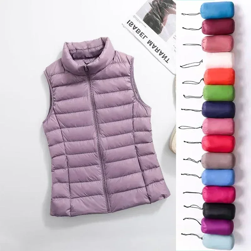 Puffer Jacket Women Down - Colete Feminino em 11 Cores, Novo