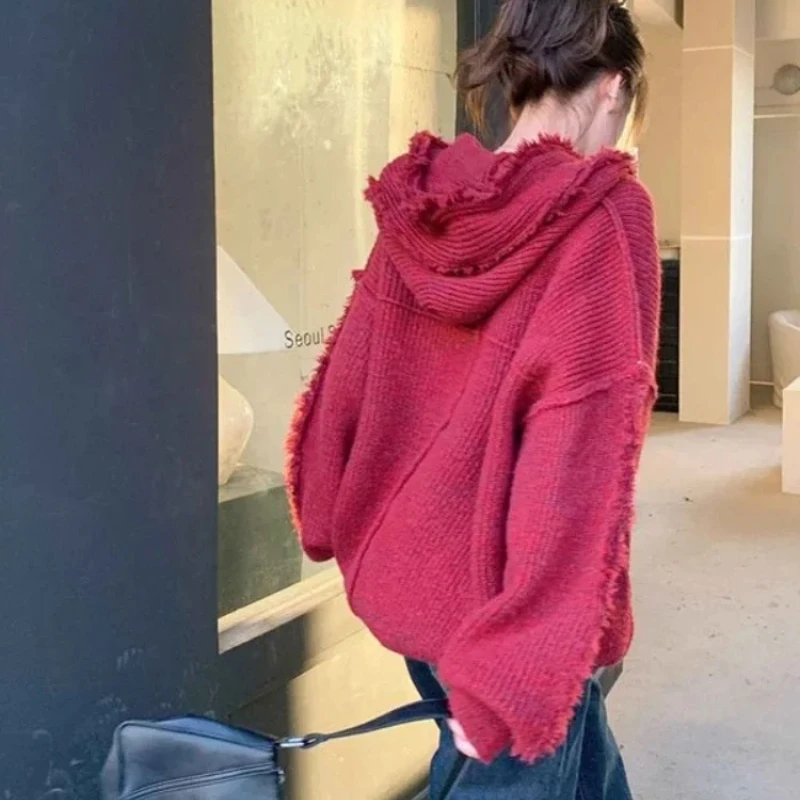 Winter Clothing Essential - Moletons grossos com capuz para mulheres,