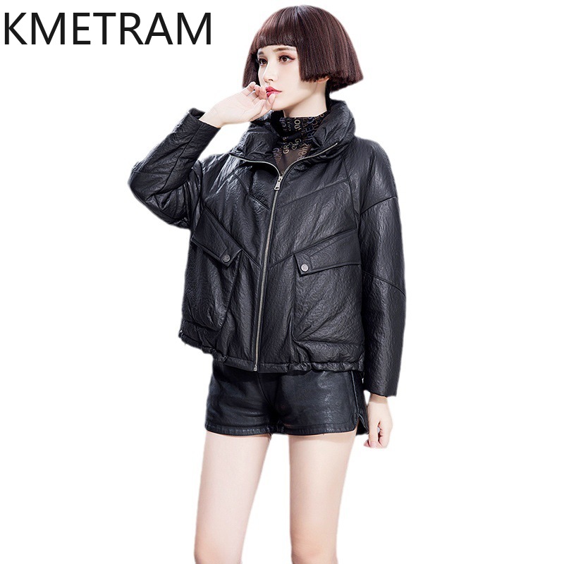 Jaquetas de Couro de Ovelha Re - Puffer Jacket Women Down avaliação e preço