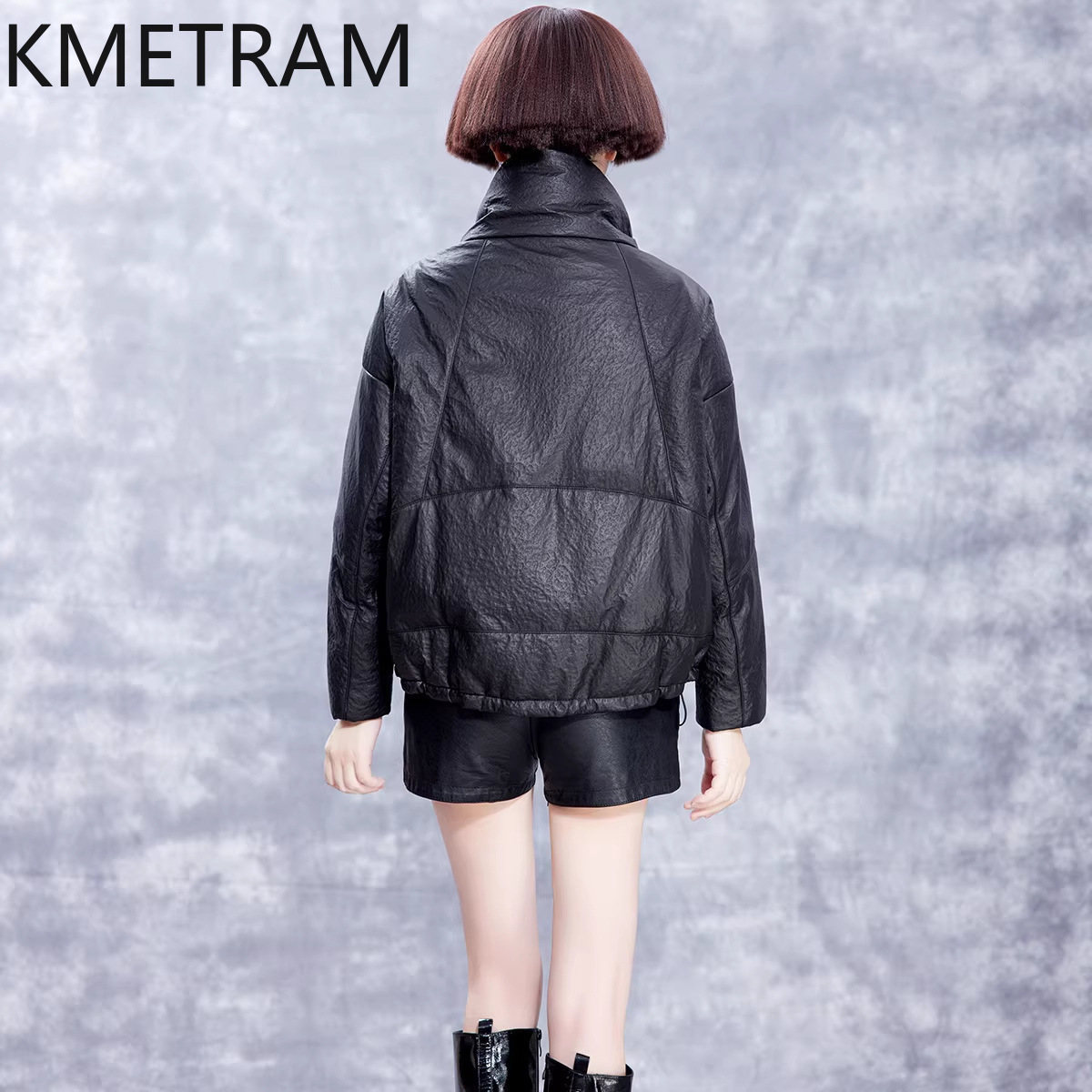 Jaquetas de Couro de Ovelha Re - Puffer Jacket Women Down avaliação e preço