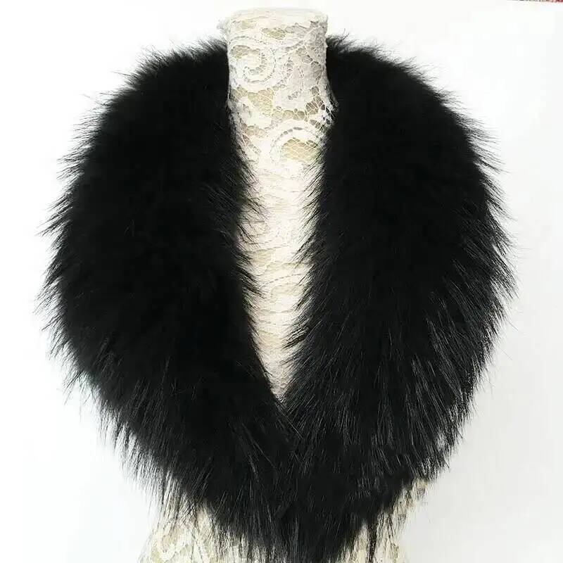 Gola de pele de guaxinim natur - Winter Clothing Design avaliação e preço