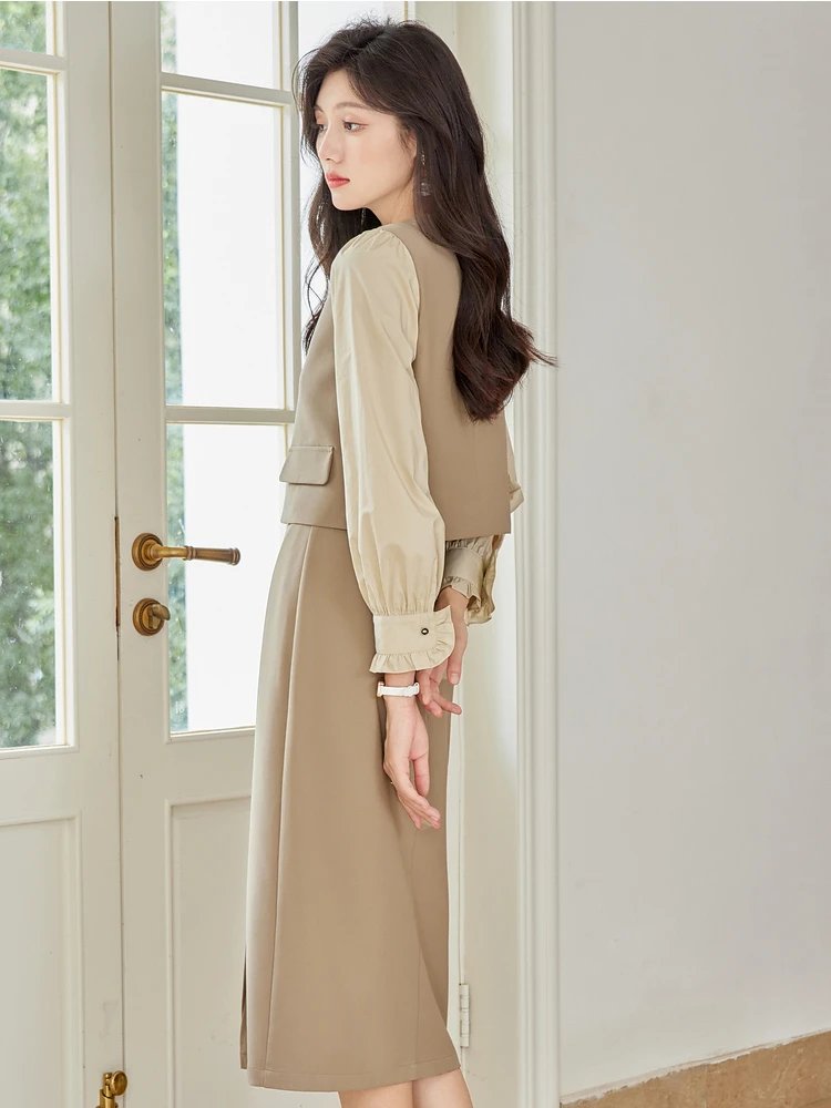 Conjuntos de Saia Elegantes pa - Winter Clothing Outfits avaliação e preço