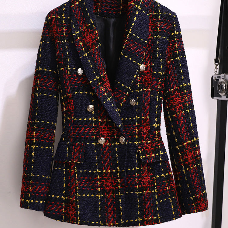 Mulheres inverno vintage tweed - Winter Clothing Outfits avaliação e preço