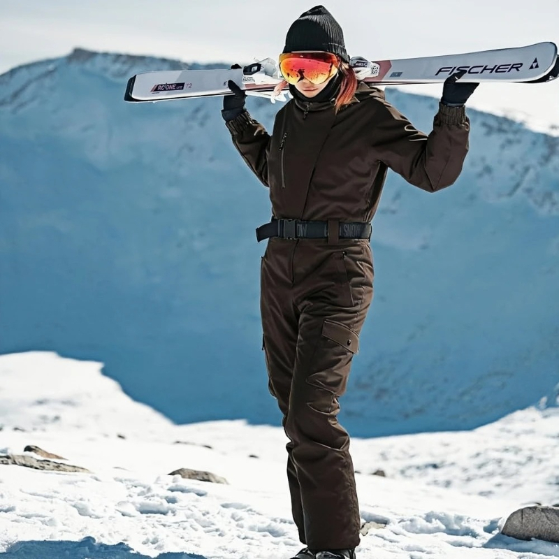 Novo Macacão de Esqui Feminino - Winter Clothing Outfits avaliação e preço