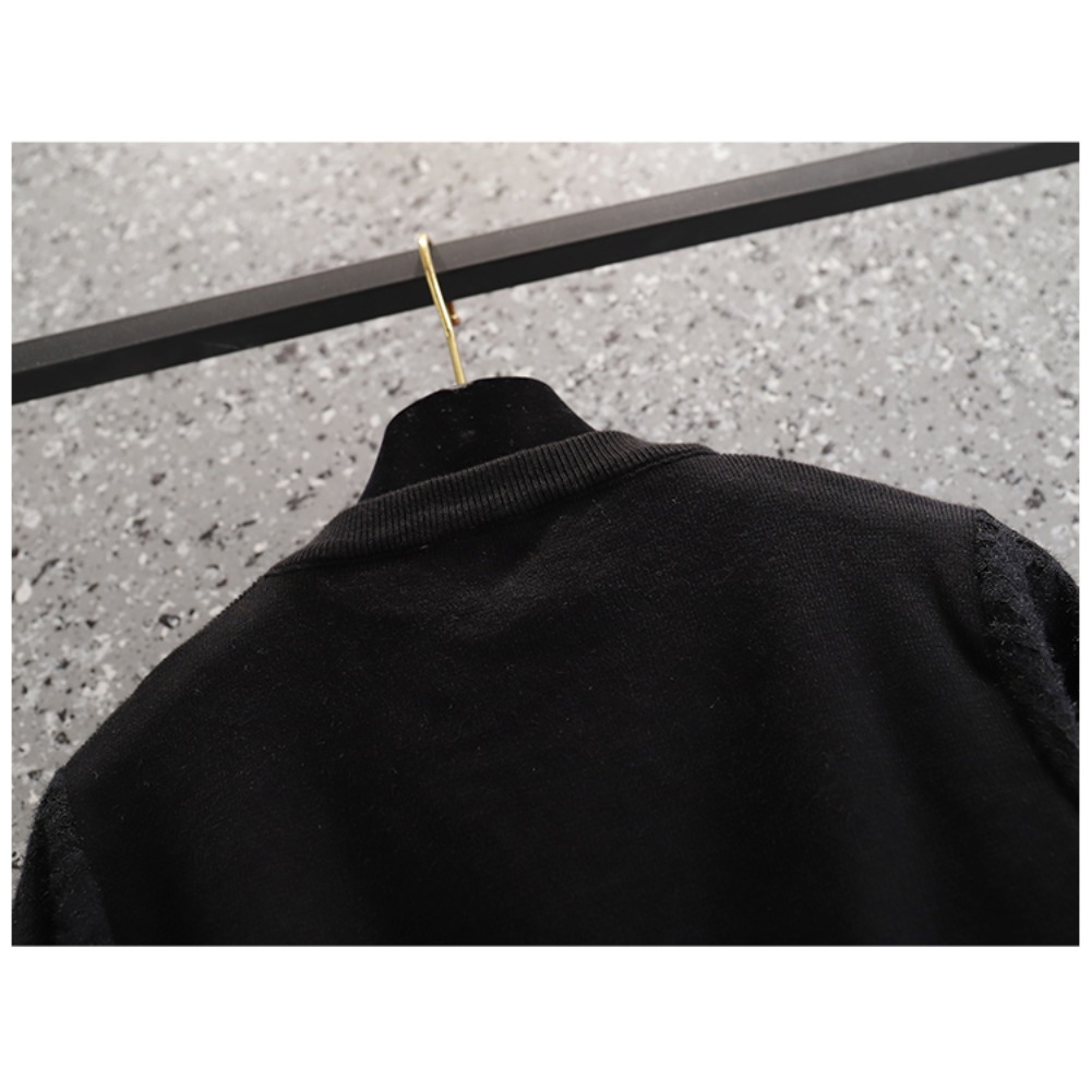 Casual elegante beading malha  - Winter Clothing Line avaliação e preço