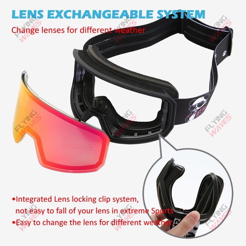 NOVO Óculos de Esqui com Lente - Snow Goggle Uv avaliação e preço