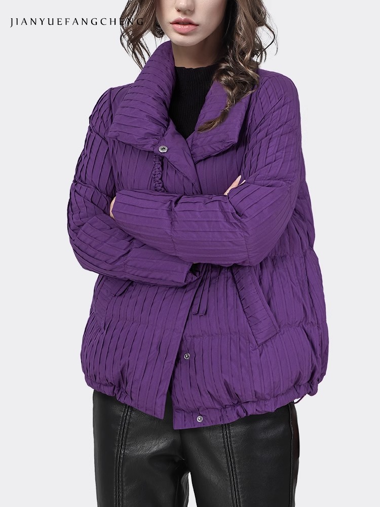 2024 inverno moda feminina rox - Puffer Jacket Women Down avaliação e preço