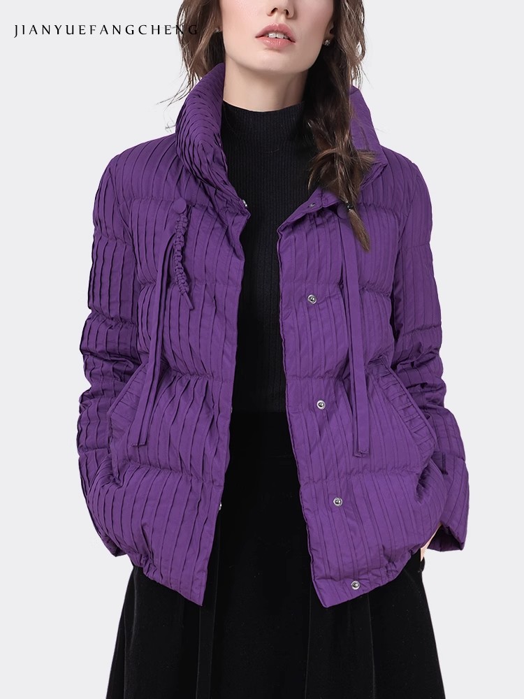 2024 inverno moda feminina rox - Puffer Jacket Women Down avaliação e preço