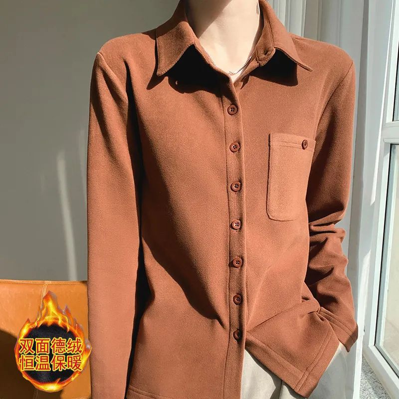 Inverno manga longa feminina b - Winter Clothing Work avaliação e preço