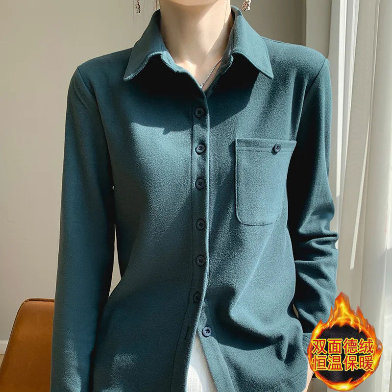 Inverno manga longa feminina b - Winter Clothing Work avaliação e preço