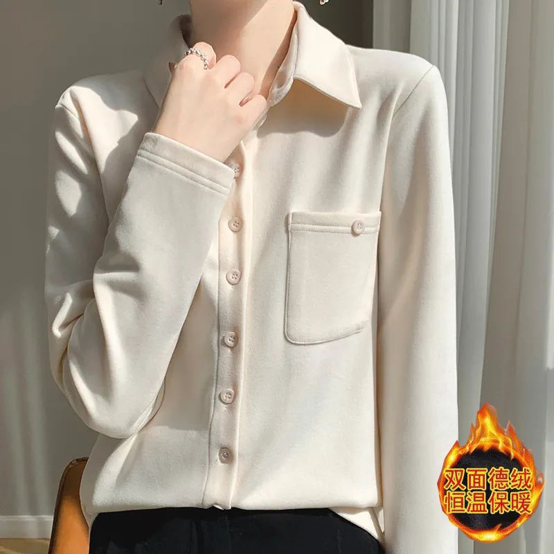 Inverno manga longa feminina b - Winter Clothing Work avaliação e preço