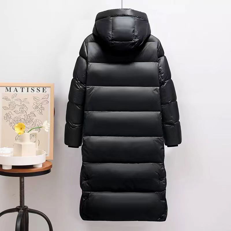 Casacos longos com capuz para  - Puffer Jacket Women Down avaliação e preço