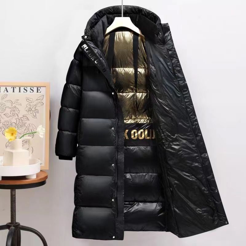 Casacos longos com capuz para  - Puffer Jacket Women Down avaliação e preço