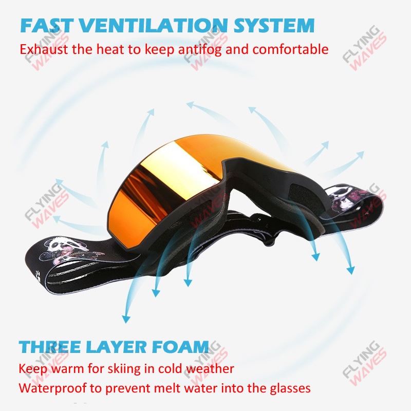 Óculos de esqui completos adul - Snow Goggle Uv avaliação e preço