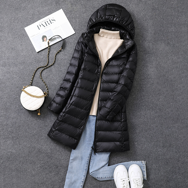 X-long feminino senhora do esc - Puffer Jacket Women Down avaliação e preço