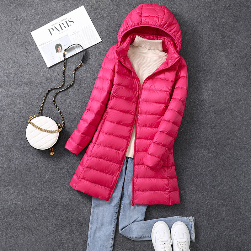 X-long feminino senhora do esc - Puffer Jacket Women Down avaliação e preço