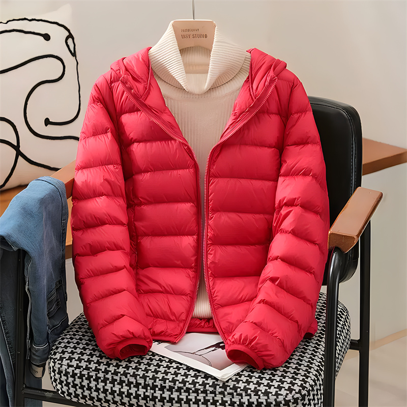 Plus size feminino com capuz c - Puffer Jacket Women Down avaliação e preço