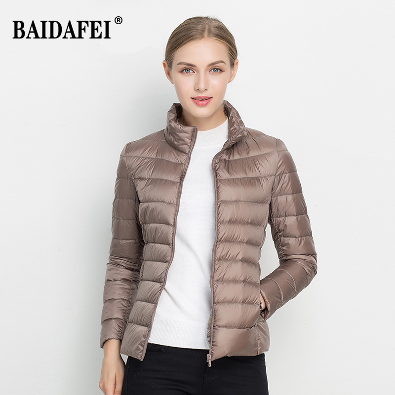 Mulheres jaqueta curta puffer  - Puffer Jacket Women Down avaliação e preço