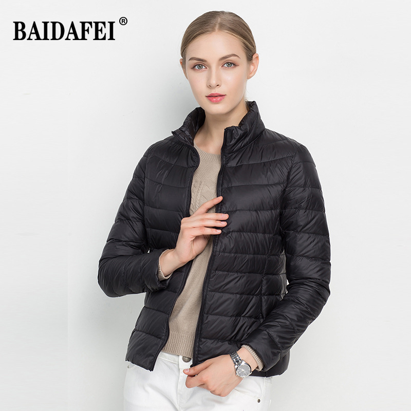 Mulheres jaqueta curta puffer  - Puffer Jacket Women Down avaliação e preço