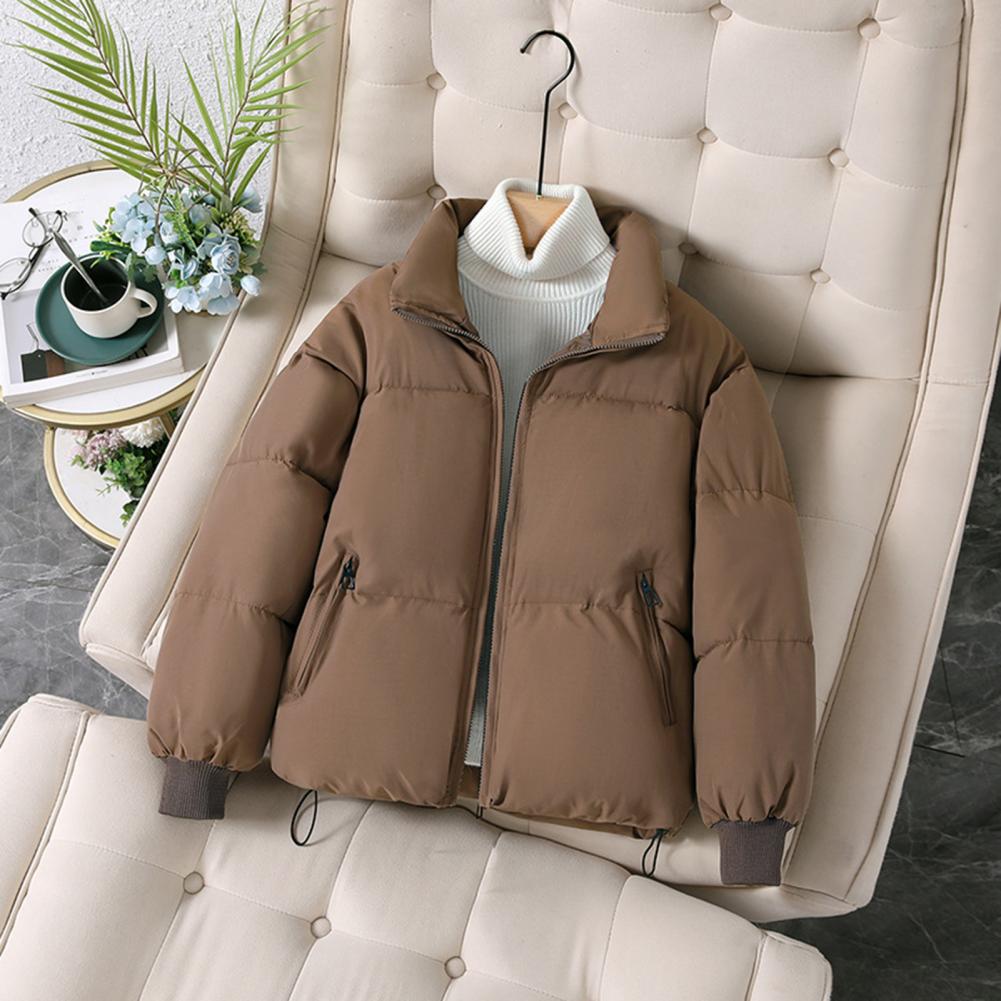 Jaqueta Puffer de Poliéster Fe - Puffer Jacket Women Down avaliação e preço