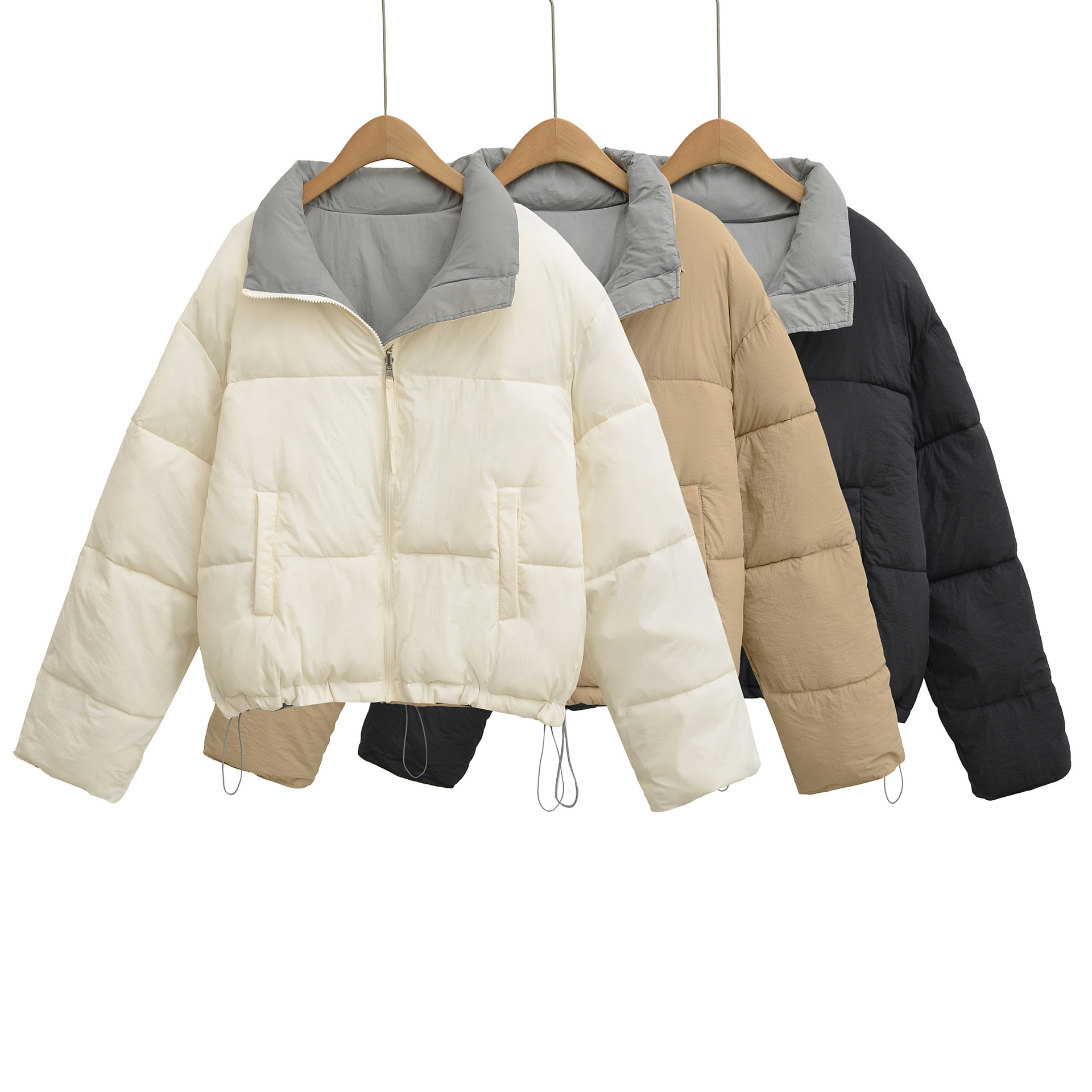Jaqueta Curta de Algodão Nova  - Puffer Jacket Women Down avaliação e preço